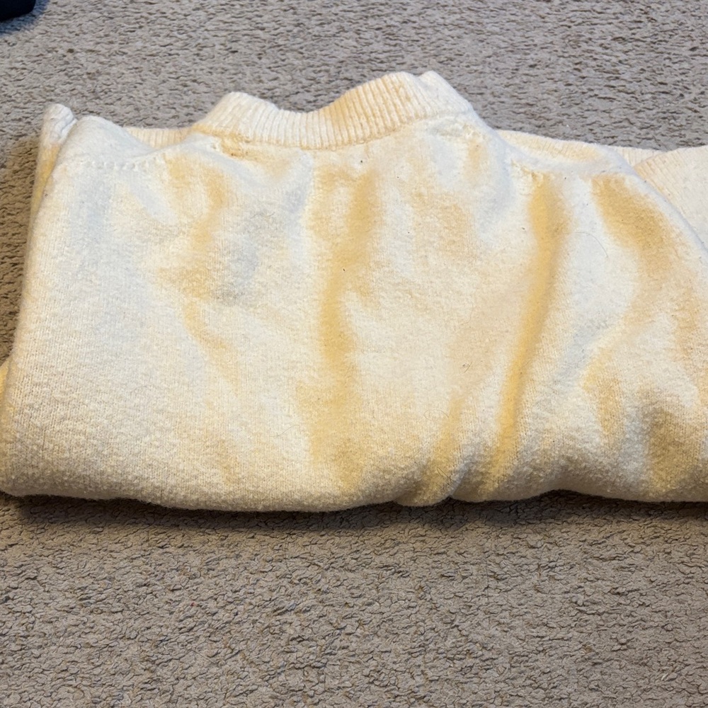 H&M Cream Turtleneck Sweater